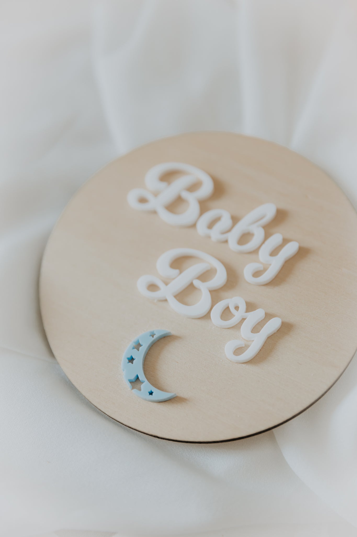 Baby Boy Announcement Disc