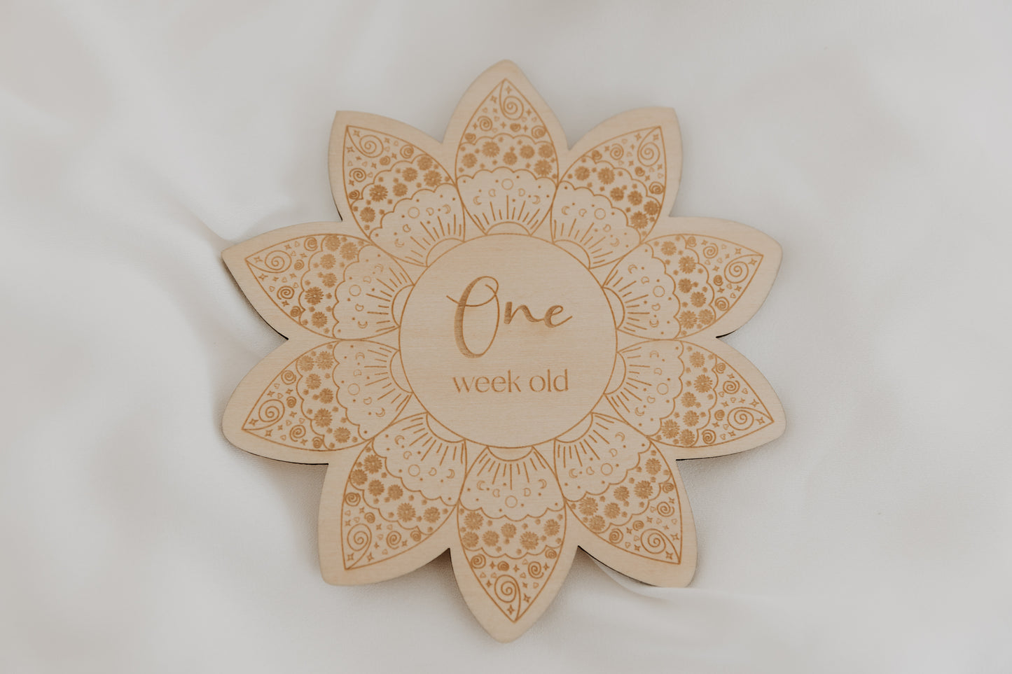 Baby Milestone Cards - Set of 14 Boho Flower