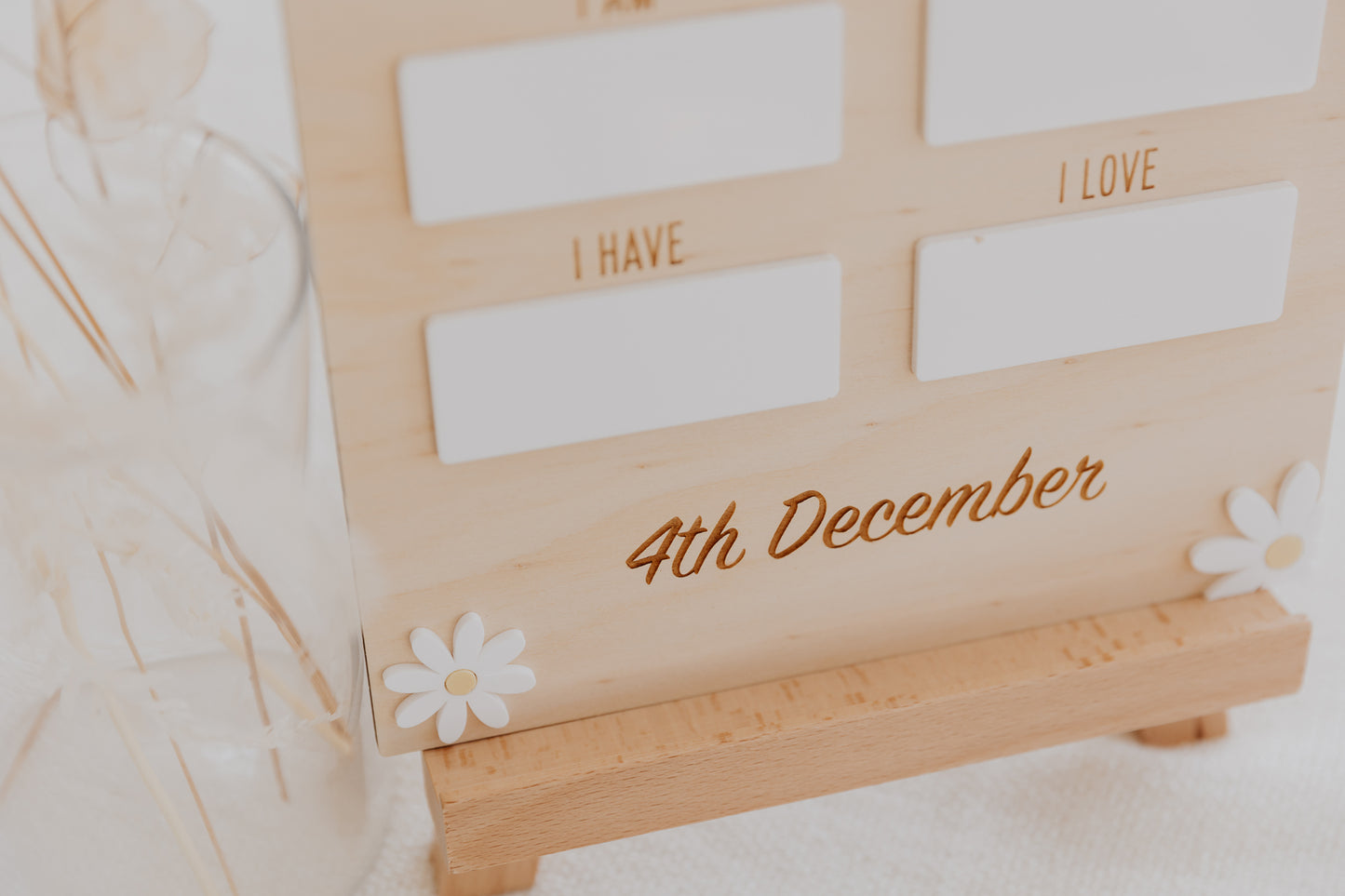 Birthday Milestone Board - Daisy