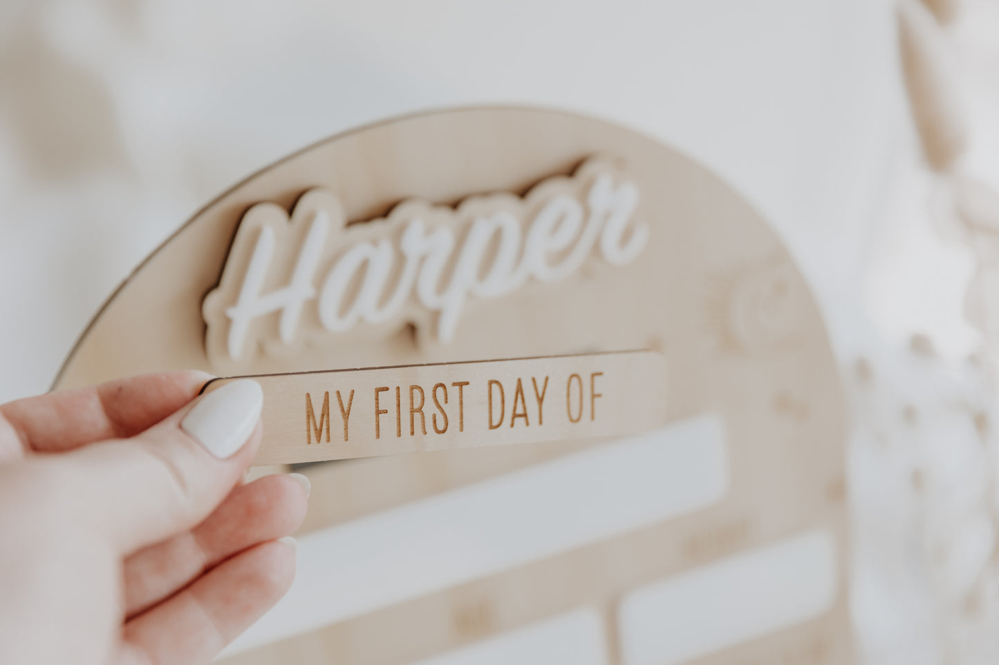 First Day / Last Day Milestone Board - Sun Moon and Stars