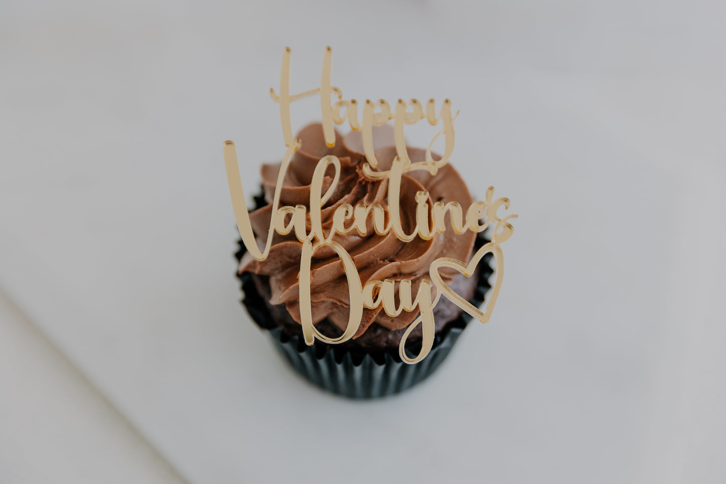 Valentine Cake charm, cupcake topper for Valentines Day, Valentine gift for partner husband wife, Happy Valentine's Day