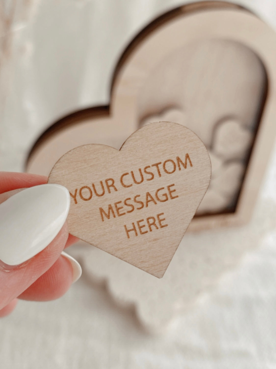 Reasons I love you Mum - Heart shaped messages box