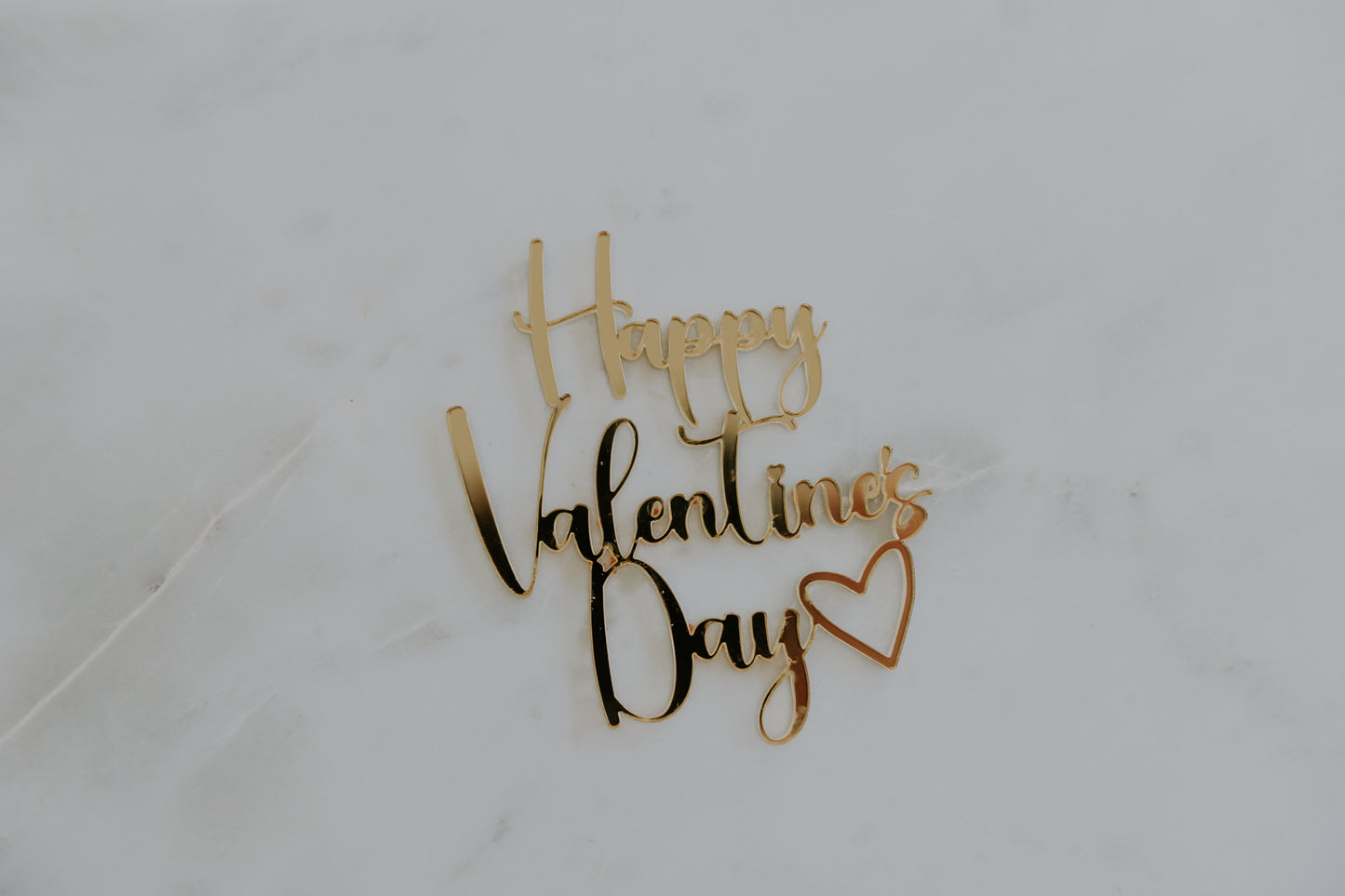 Valentine Cake charm, cupcake topper for Valentines Day, Valentine gift for partner husband wife, Happy Valentine's Day