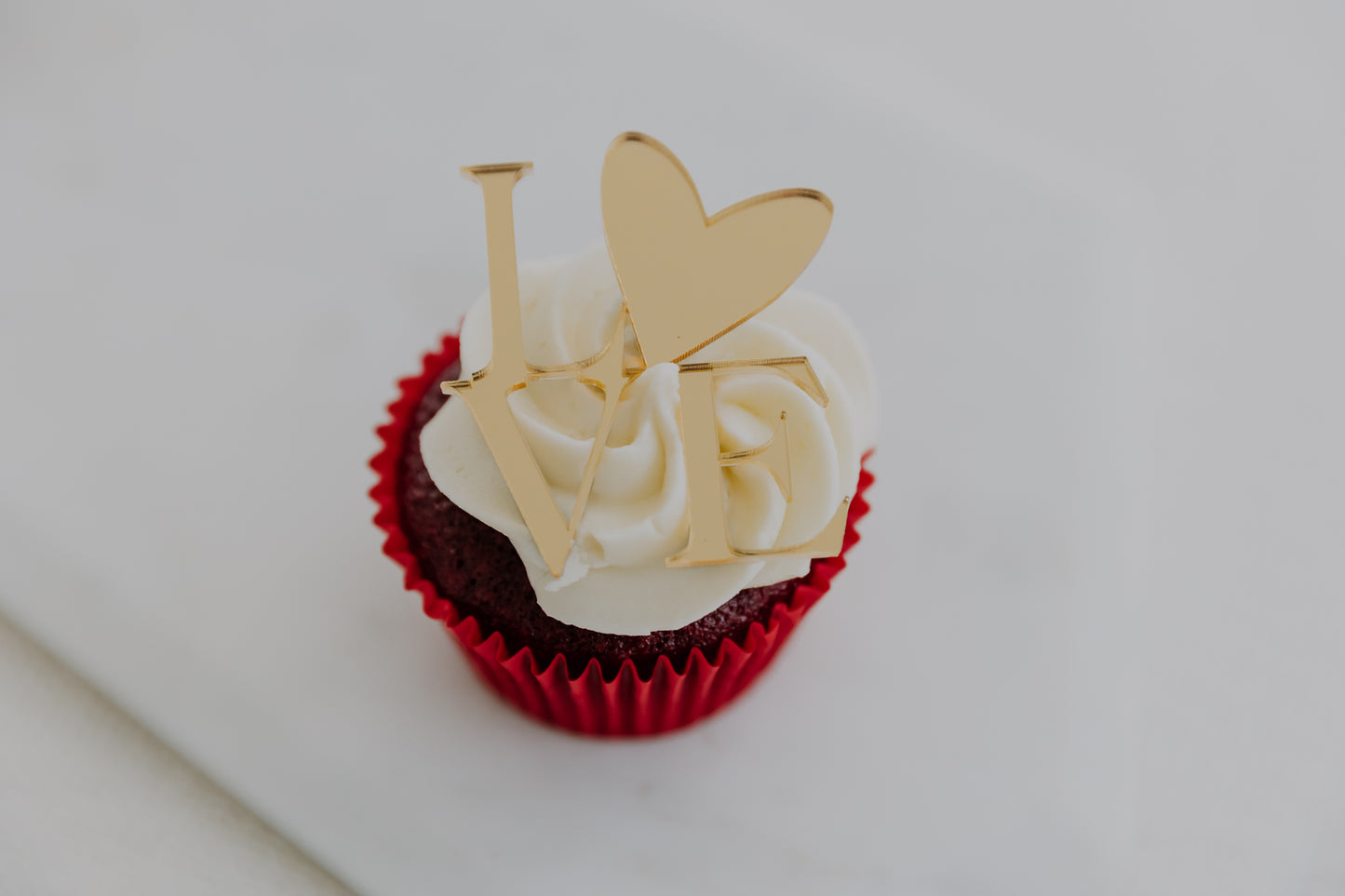 Valentine's Day Cake Charm - "LOVE"