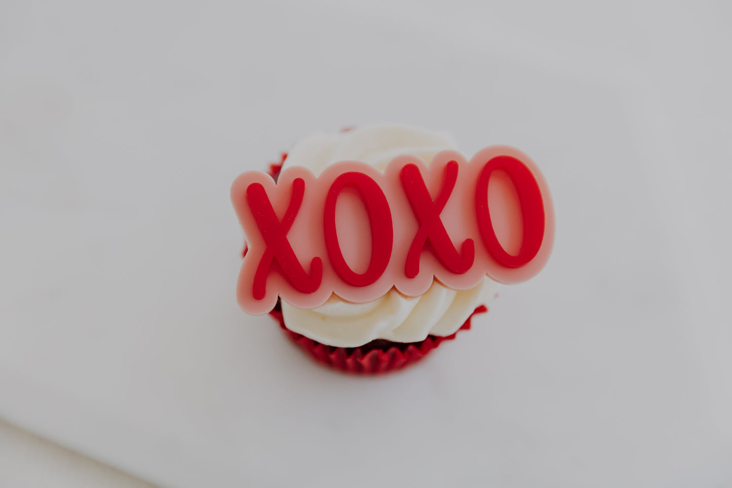 Valentine's Day Cake Topper XOXO, valentine gift, cupcake toppers for partner wife husband, cake charm