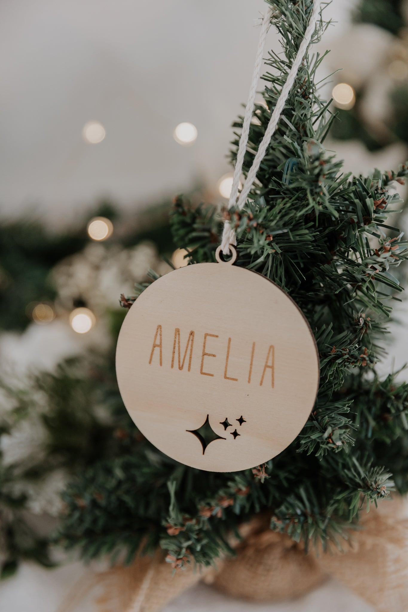 Wooden Christmas Bauble