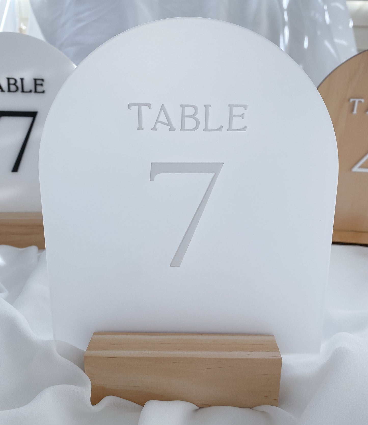Arch Wedding Table Numbers