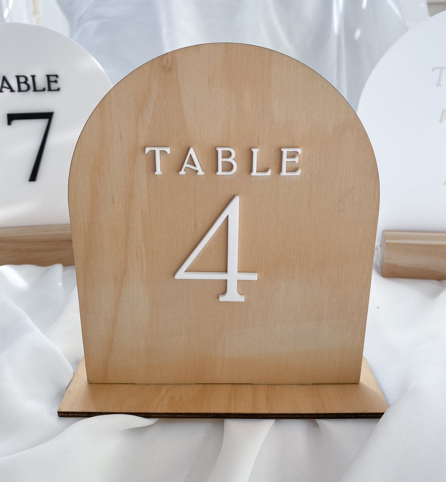Arch Wedding Table Numbers