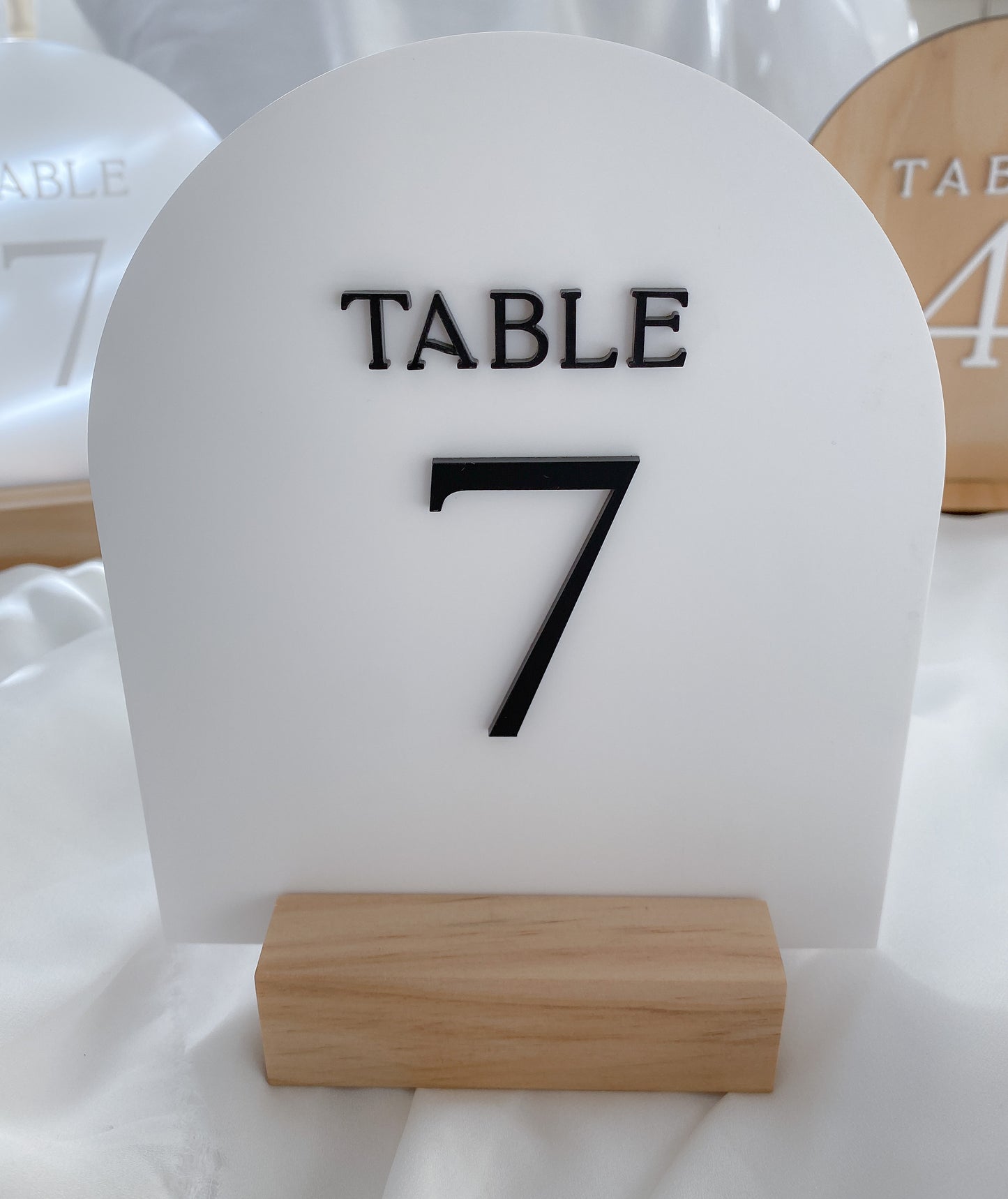 Arch Wedding Table Numbers