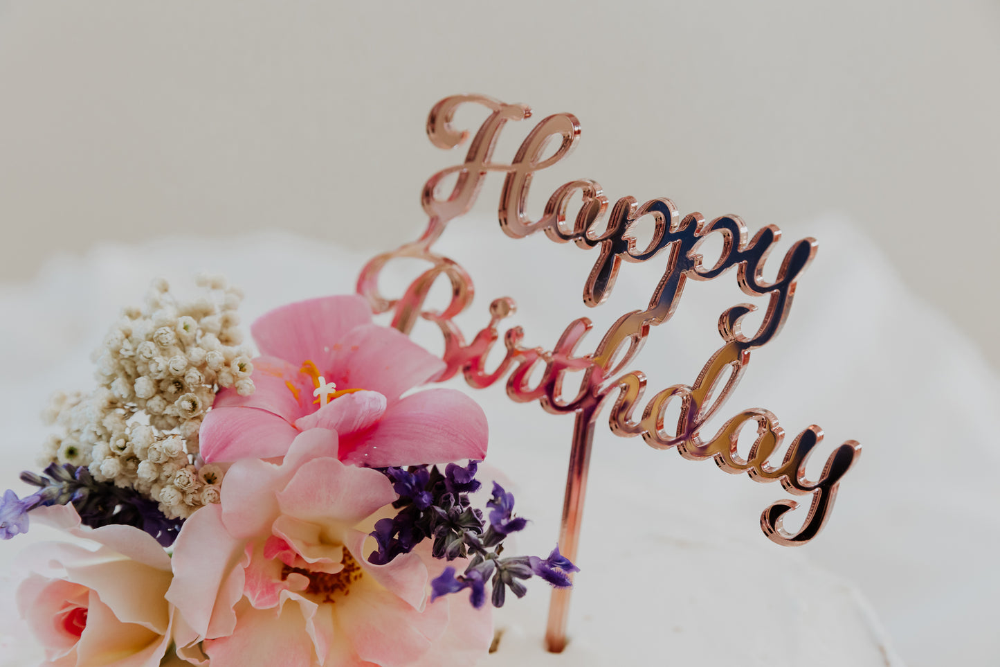 Happy Birthday Classic Cake Topper