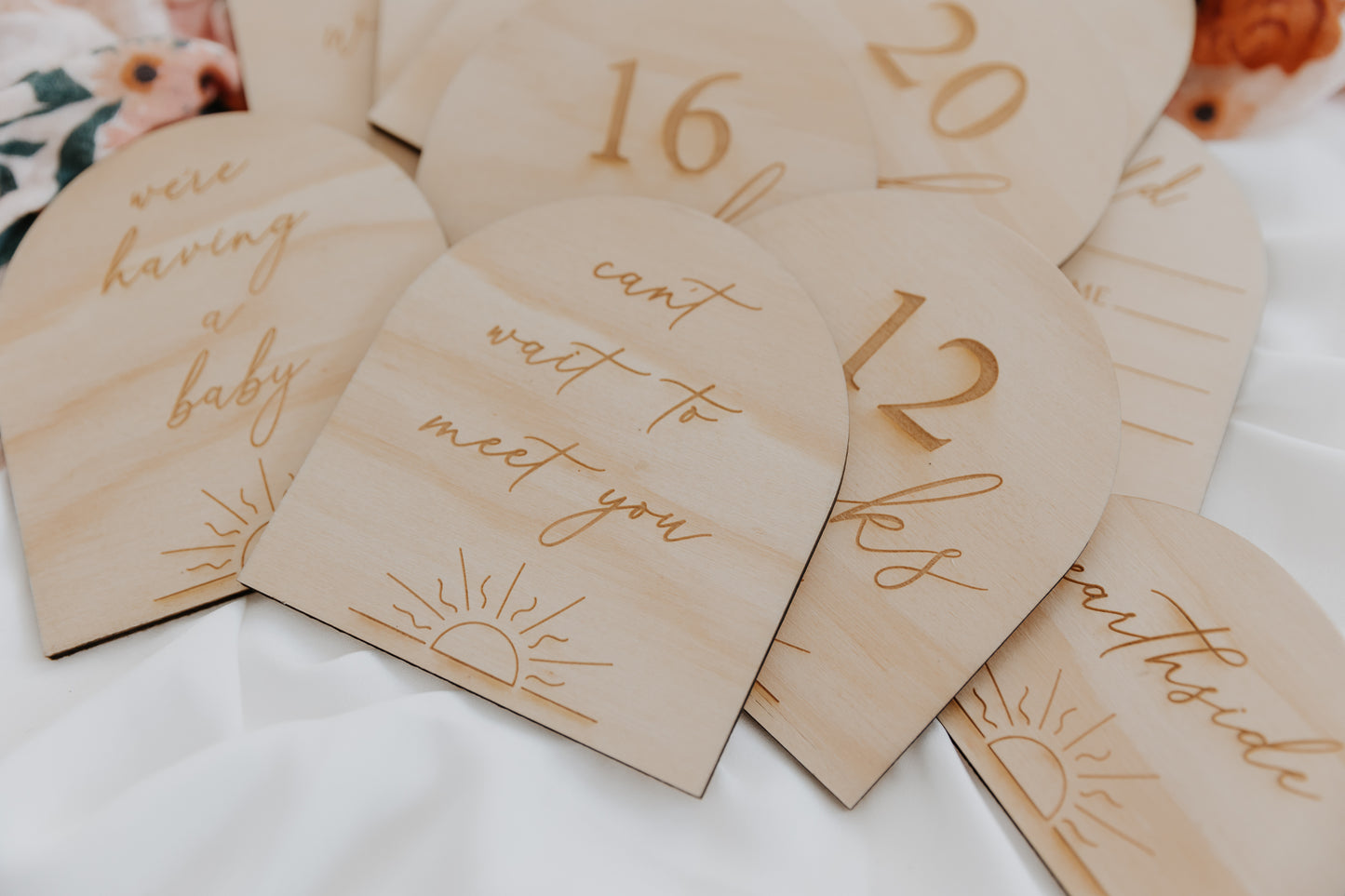 RTS - Pregnancy Milestone Cards SUN - Set of 12