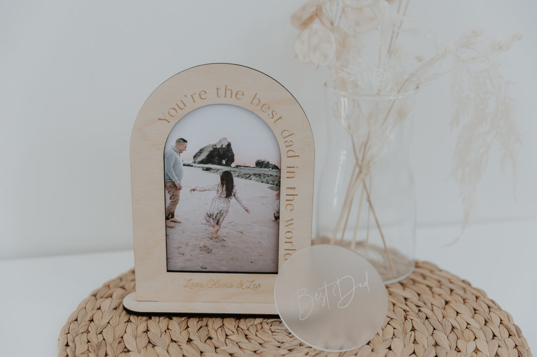 Father's Day Gift Personalised Photo Frame