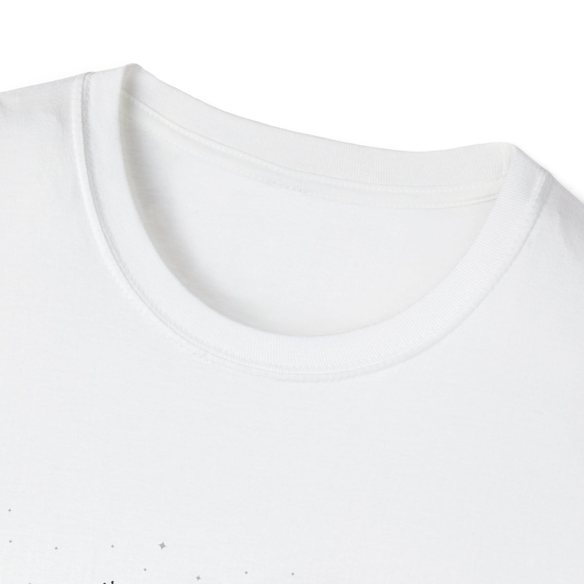 Christmas Night Sky with Pine Tree Silhouette T-Shirt | Starry Forest Scene