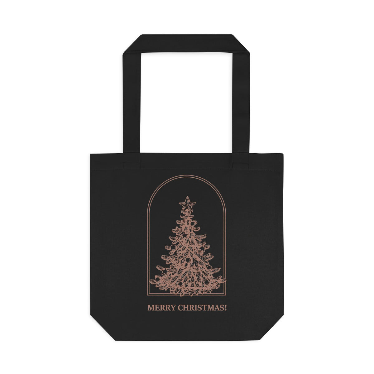 Christmas Tree Tote Bag — Merry Christmas! Holiday Cotton Shopper