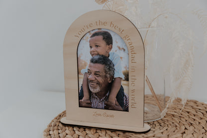 Father's Day 'You're the best' Arch Photo Frames