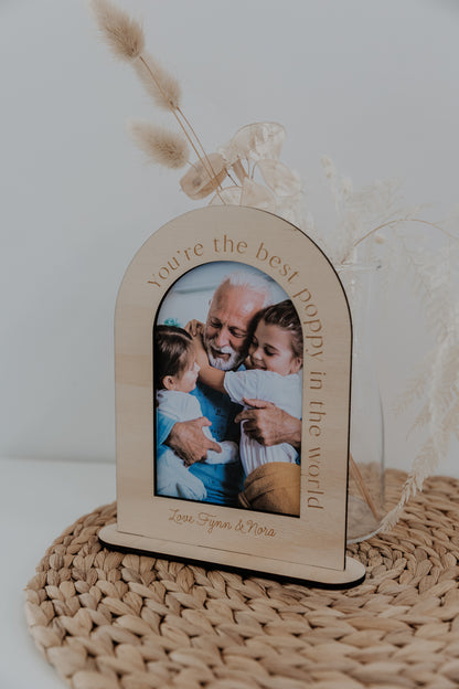 Father's Day 'You're the best' Arch Photo Frames