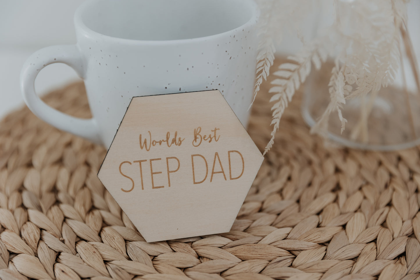 Father's Day Wooden Coasters - Multiple Designs