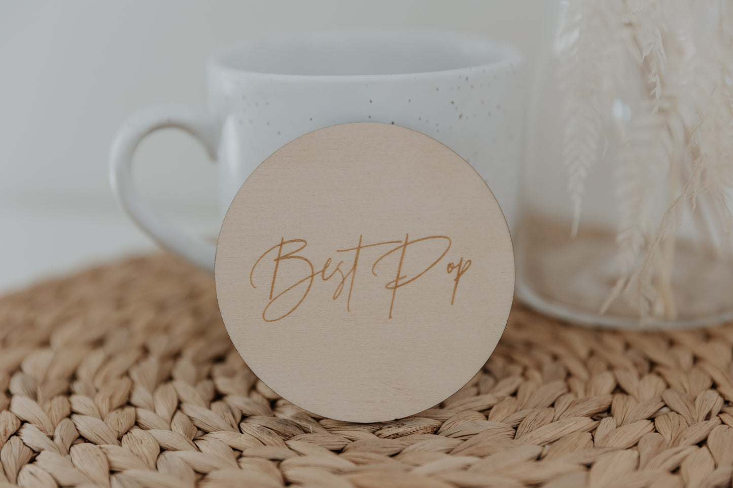 Father's Day Wooden Coasters - Multiple Designs