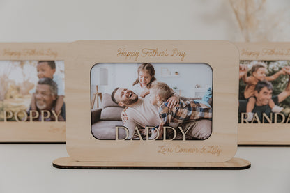 Fathers Day Personalised Photo Frame Gift