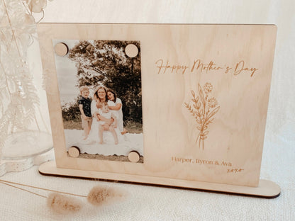 Mother's Day Photo Frame - Happy Mothers Day Personalised