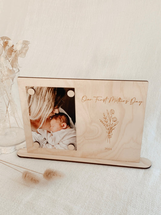 Mother's Day Photo Frame - Our First Mothers Day Personalised