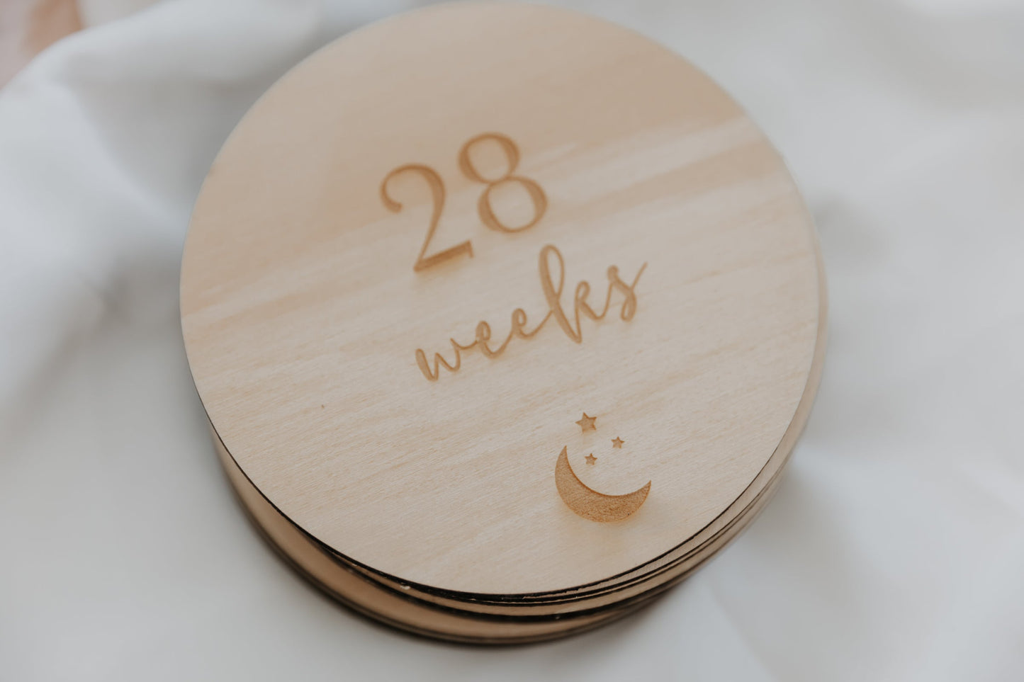 Pregnancy Milestone Cards MOON - Set of 12