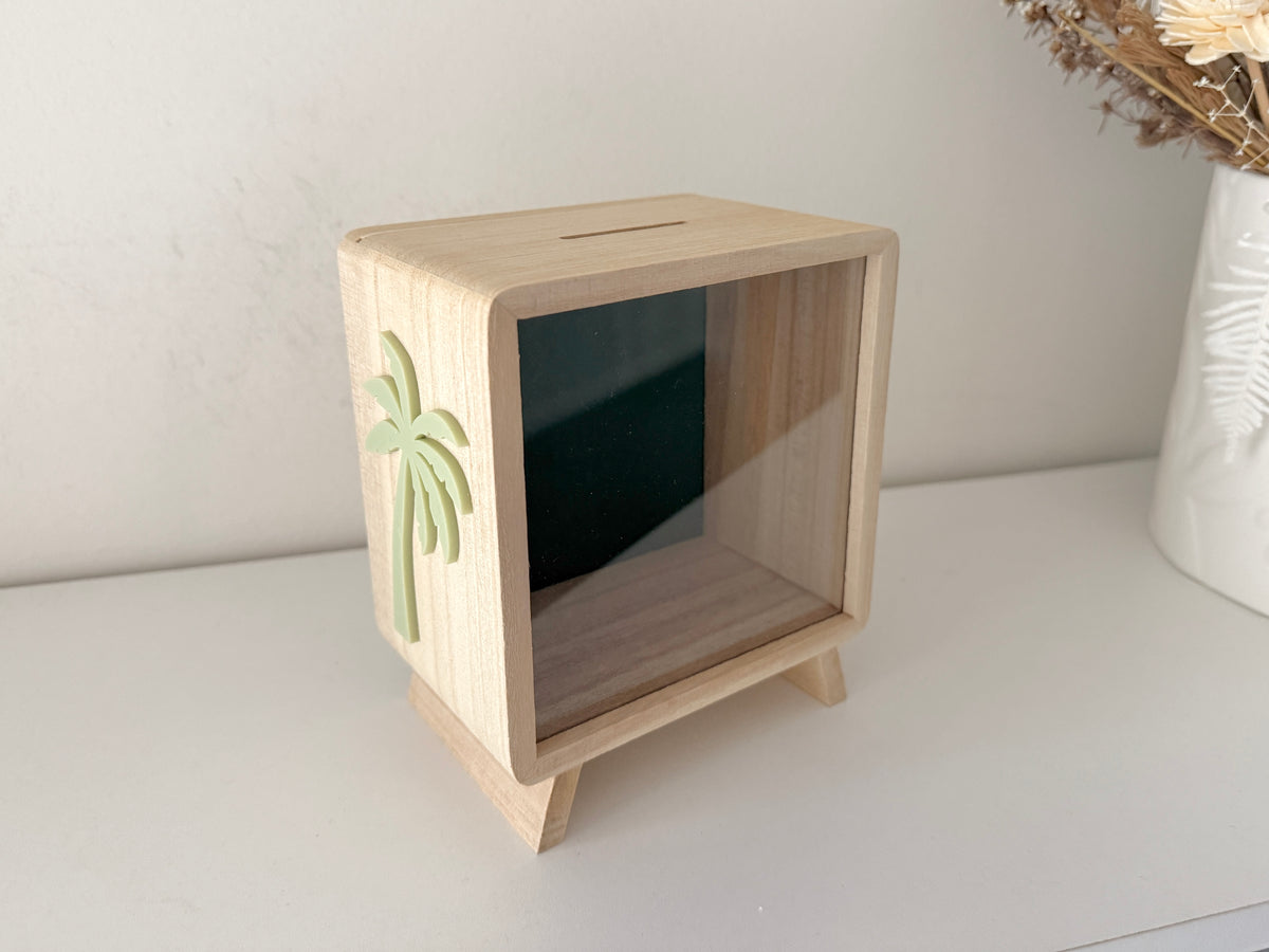 RTS Palm Tree Money Box Piggy Bank