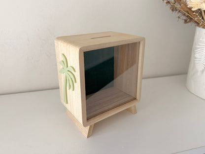 RTS Palm Tree Money Box Piggy Bank