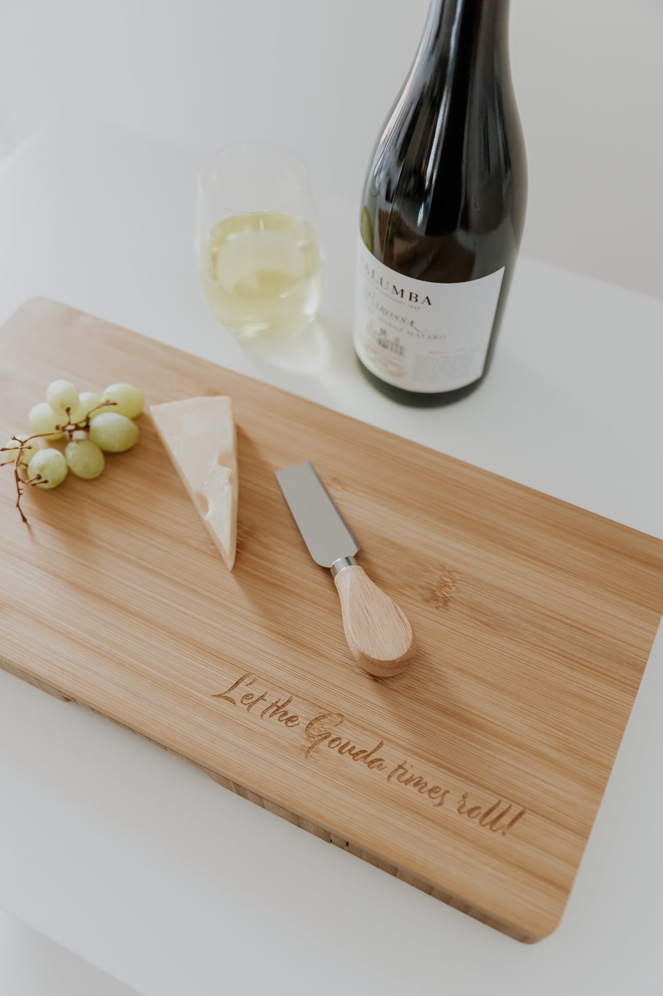 Cheesy Puns Engraved Rectangle Cheese Board - 3 design options