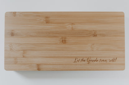 Cheesy Puns Engraved Rectangle Cheese Board - 3 design options