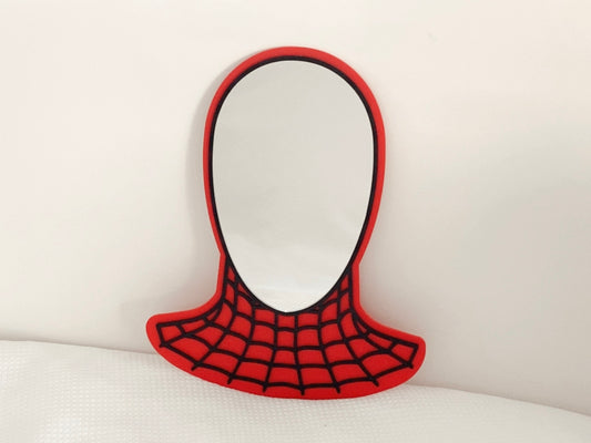 Spiderman style Kids bedroom mirror, mirror for boys room, superhero mirror