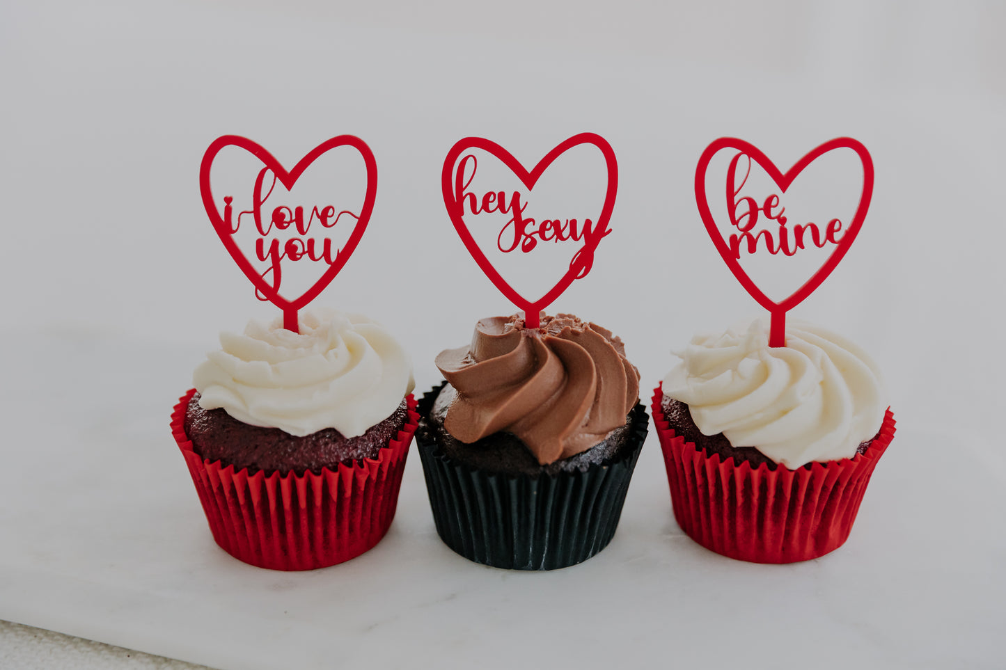 Valentine's Day Mini Cake Topper - "be mine"