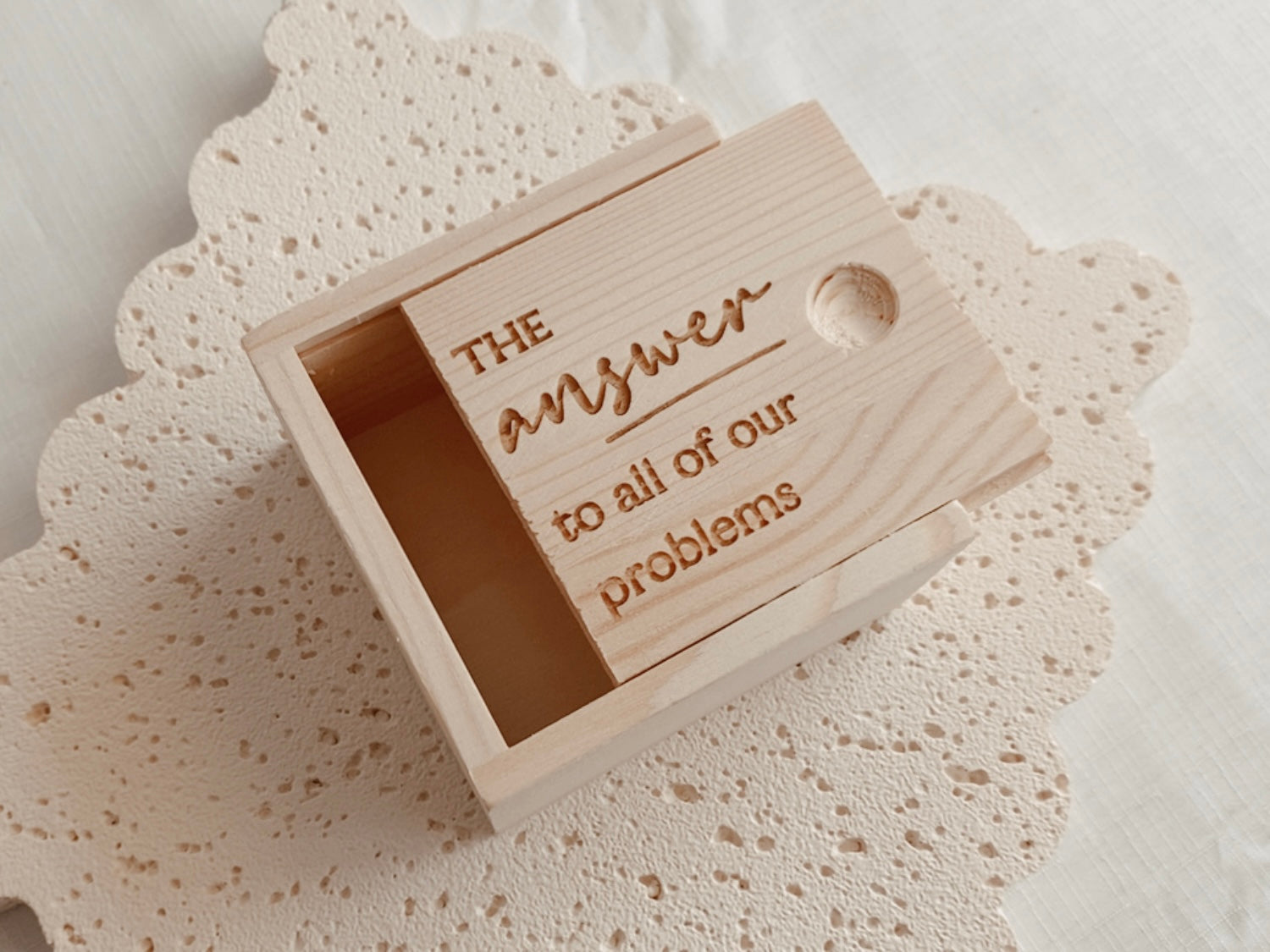 Wooden Engraved Decision Coin Box, decision flip coin, gifts for the couple