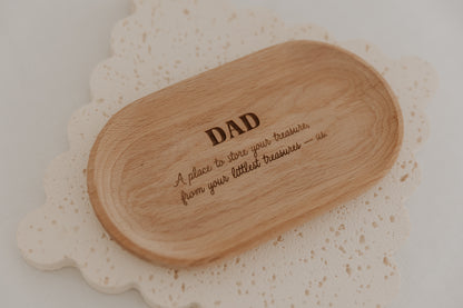 Wooden Trinket Tray for Dad - Father's Day Gift