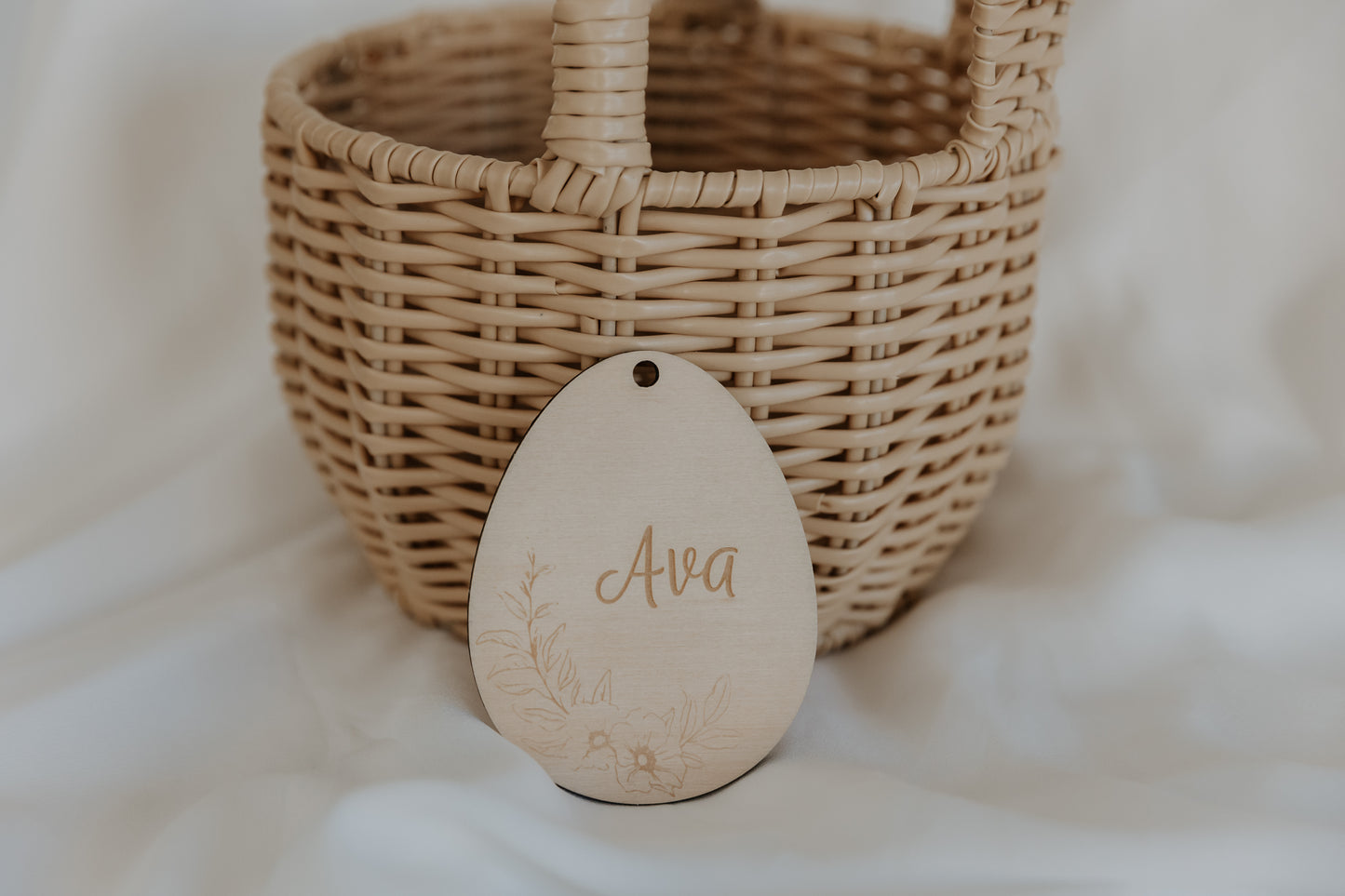 Easter Basket Tags - Wooden