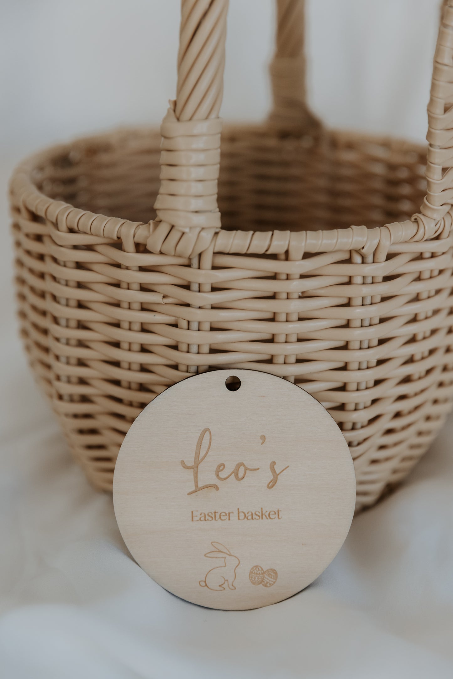 Easter Basket Tags - Wooden